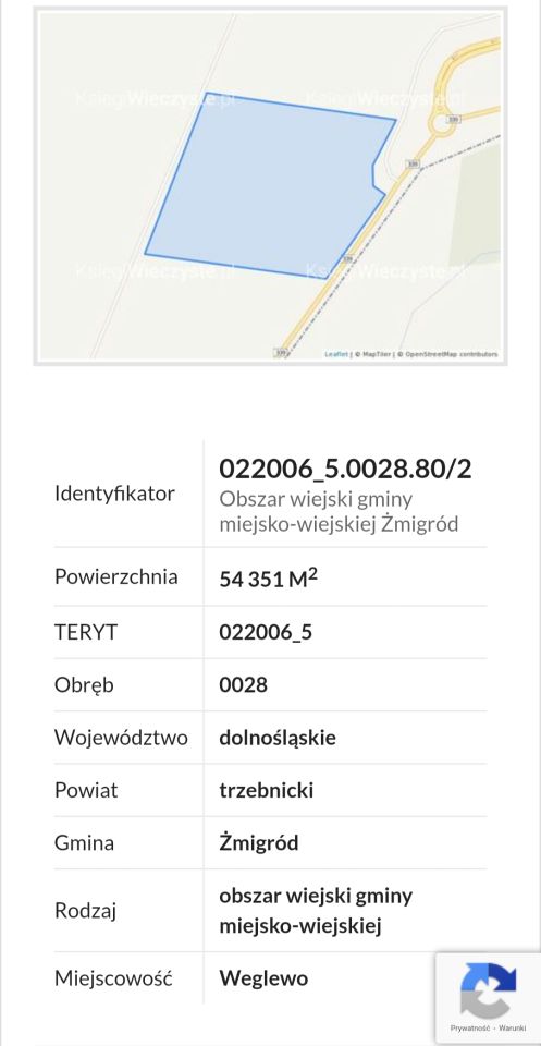 Działka rolna Węglewo. Zdjęcie 7