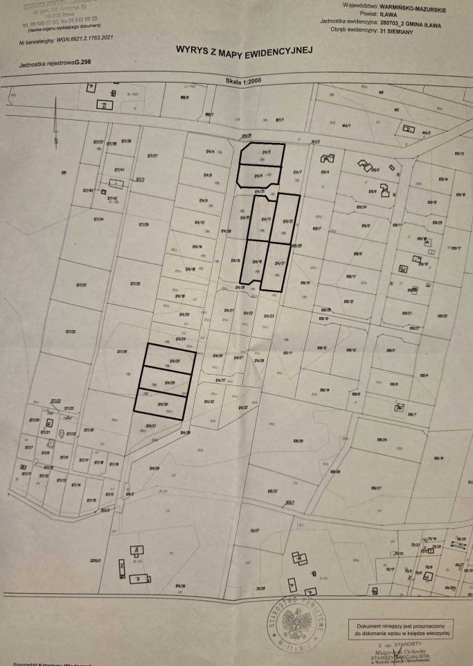 Działka budowlana Siemiany. Zdjęcie 2