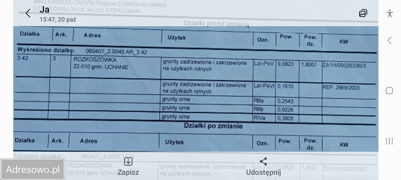 Działka rolna Rozkoszówka. Zdjęcie 6