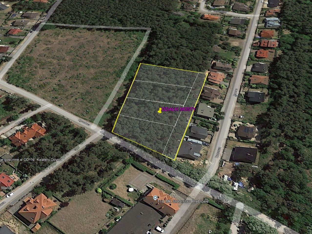 Działka budowlana Mosty, ul. Ogrodowa