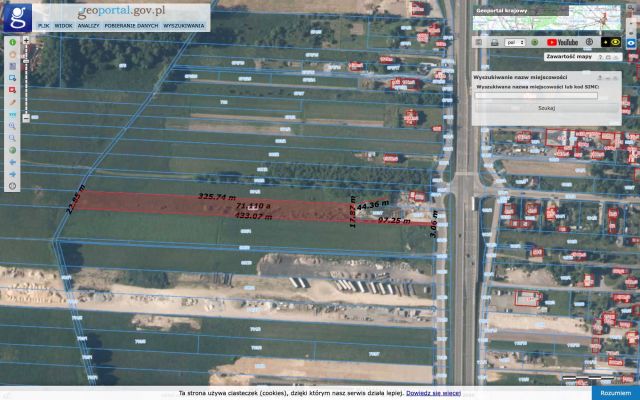 Działka inwestycyjna Kielce, ul. ks. Piotra Ściegiennego. Zdjęcie 1