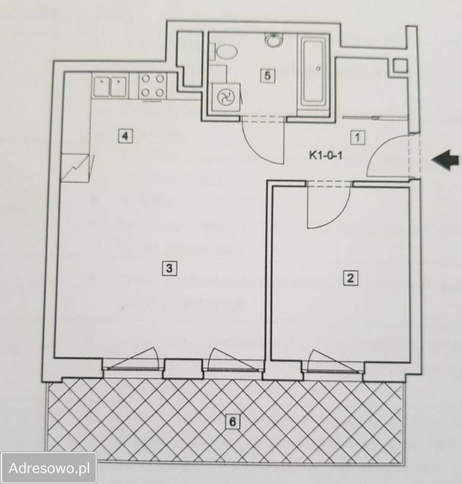 Mieszkanie 2-pokojowe Wrocław Krzyki, ul. Hubska. Zdjęcie 4
