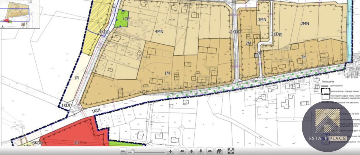 Działka budowlana Krzeptów, ul. Główna. Zdjęcie 3