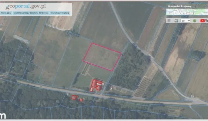 Działka rolno-budowlana Handzlówka