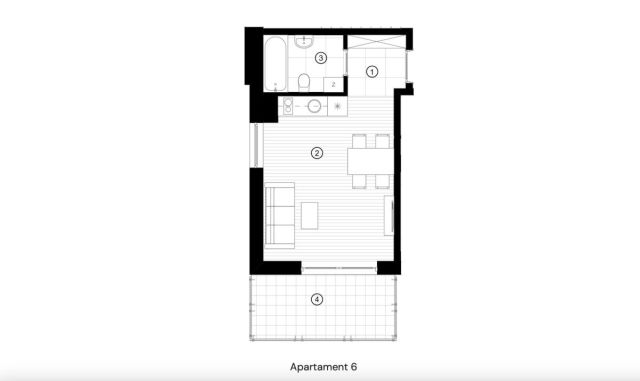 Mieszkanie 1-pokojowe Kraków, ul. Anny Libera. Zdjęcie 13