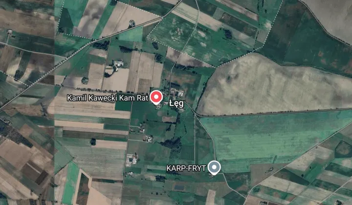 Działka rolna Łęg