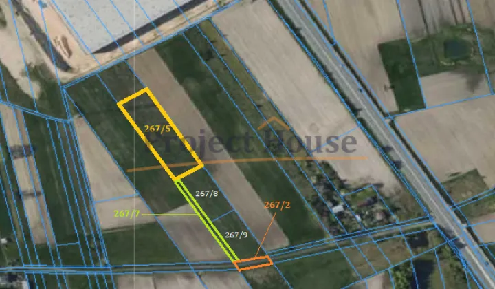 Działka inwestycyjna Kruszów