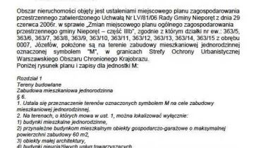 Działka budowlana Józefów