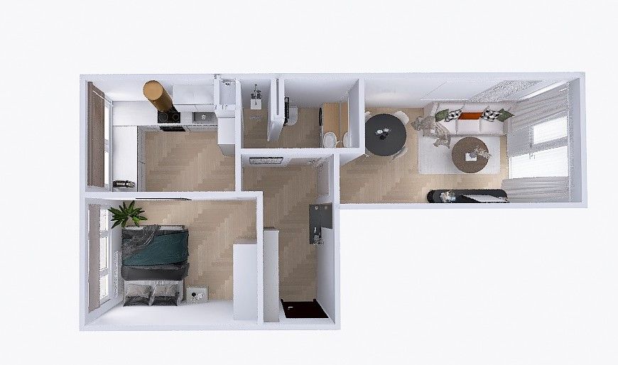 Mieszkanie 2-pokojowe Wrocław Popowice, ul. Kłodnicka. Zdjęcie 16