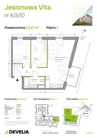 Mieszkanie 3-pokojowe Gdańsk Wrzeszcz, ul. Jesionowa. Zdjęcie 6