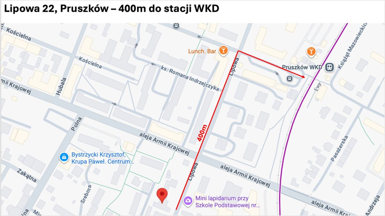 Nieruchomość komercyjna Pruszków, ul. Lipowa. Zdjęcie 2