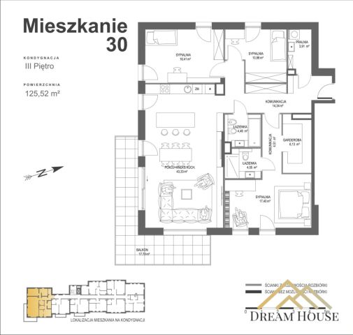 Mieszkanie 4-pokojowe Gdańsk Wrzeszcz, ul. Szczepana Pileckiego. Zdjęcie 11