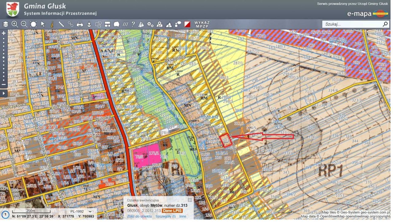 Działka budowlana Mętów. Zdjęcie 3