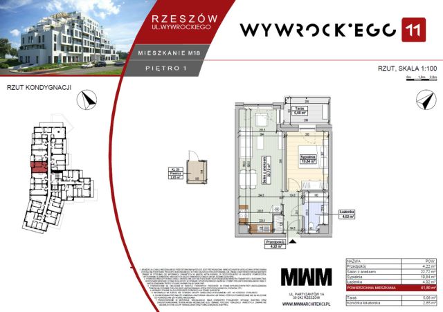 Mieszkanie 2-pokojowe Rzeszów Staroniwa, ul. Jana Wywrockiego. Zdjęcie 7