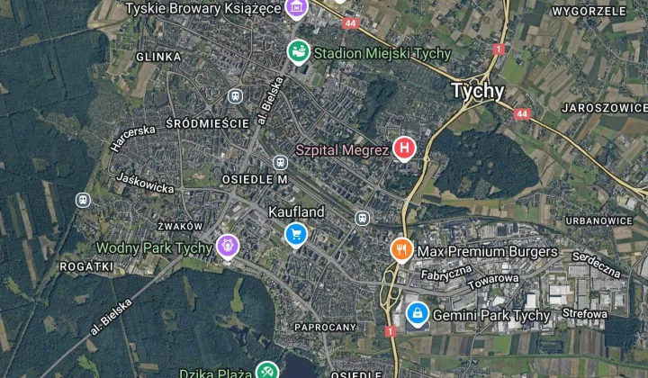 Mieszkanie 1-pokojowe Tychy Centrum, ul. Henryka Dąbrowskiego