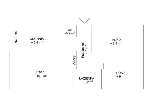 Mieszkanie 3-pokojowe Słupsk Centrum, ul. Nowobramska. Zdjęcie 1