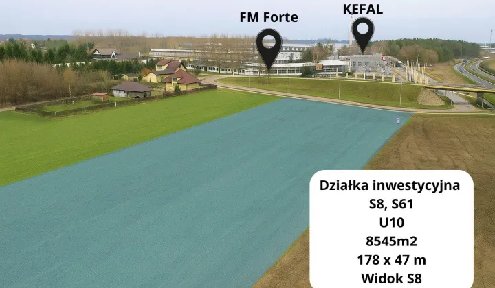 Działka inwestycyjna Ostrów Mazowiecka, ul. Biała