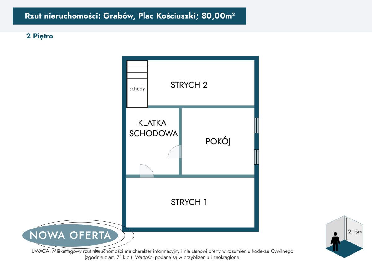 kamienica, 5 pokoi Grabów, pl. Kościuszki. Zdjęcie 27