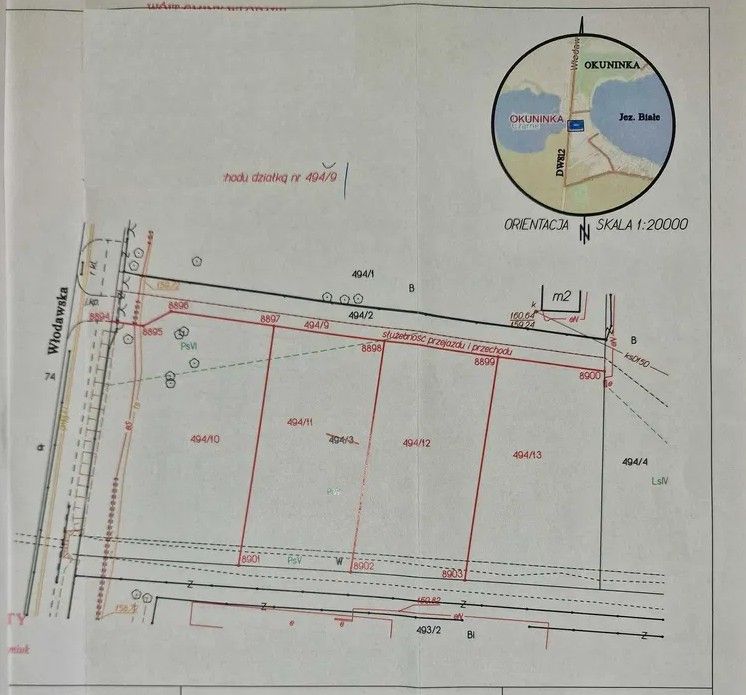 Działka rekreacyjna Okuninka, ul. Włodawska. Zdjęcie 1