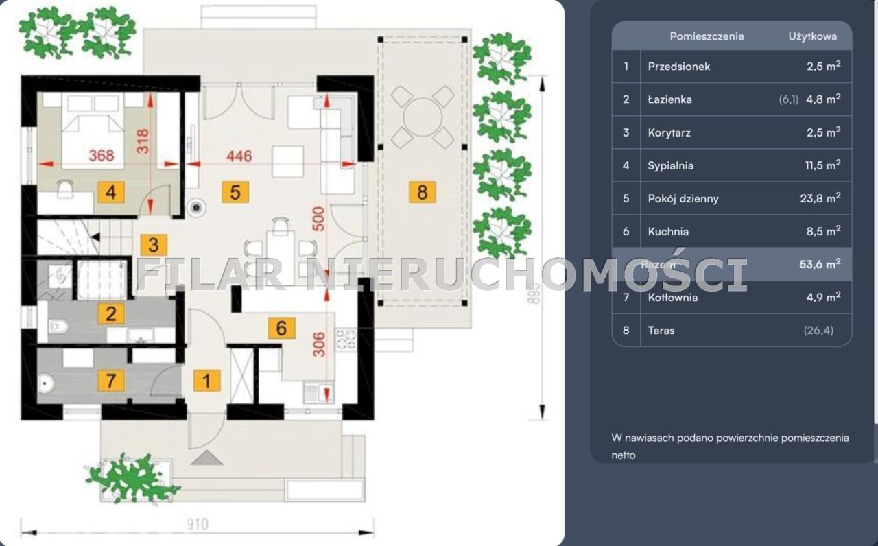 dom wolnostojący, 5 pokoi Kłopotów. Zdjęcie 10