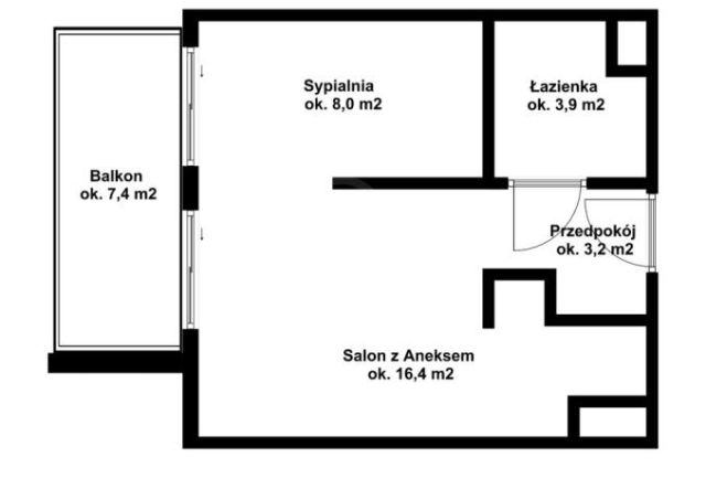 Mieszkanie 2-pokojowe Wrocław, ul. Henryka Sienkiewicza. Zdjęcie 16