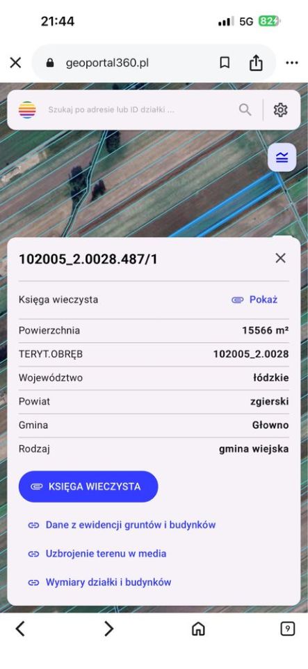 Działka rolna Wola Mąkolska. Zdjęcie 1