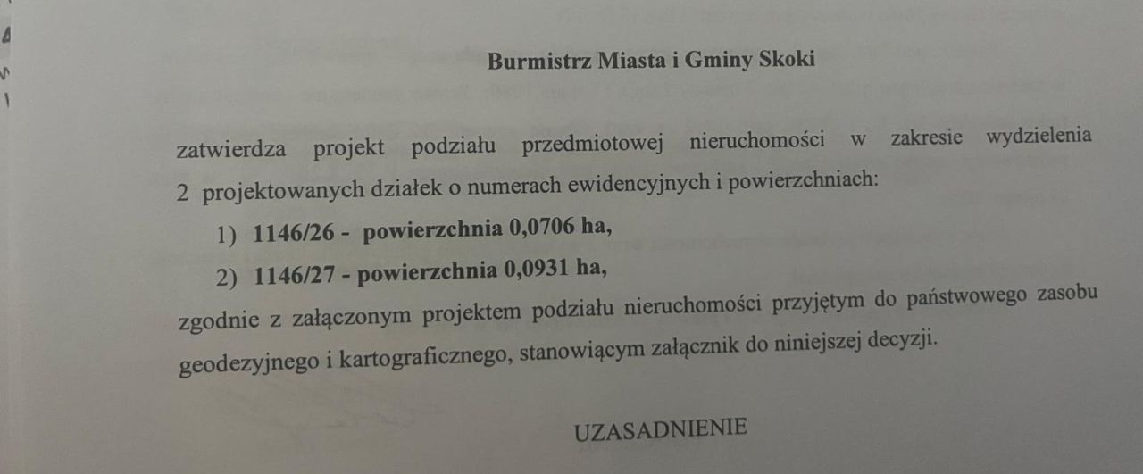 Działka budowlana Skoki, ul. Polna. Zdjęcie 5