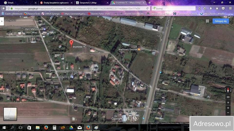 Działka budowlana Marysin, ul. Gruntowa. Zdjęcie 2