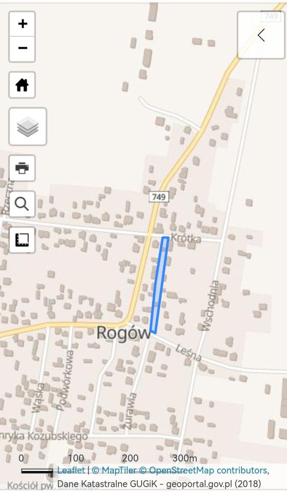 Działka budowlana Rogów, ul. Krótka. Zdjęcie 3