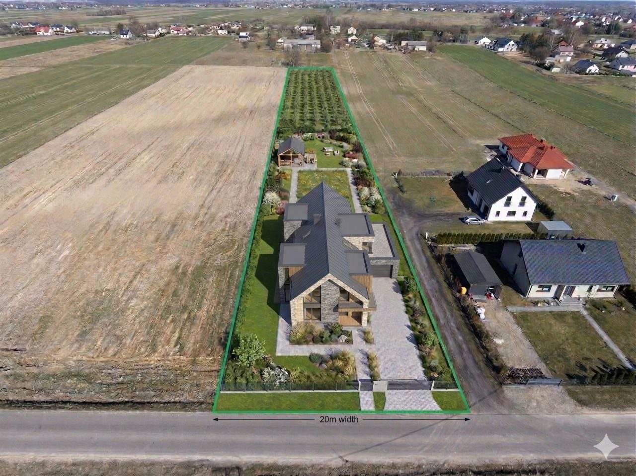 Działka rolno-budowlana Niedrzwica Duża, ul. Cicha. Zdjęcie 4