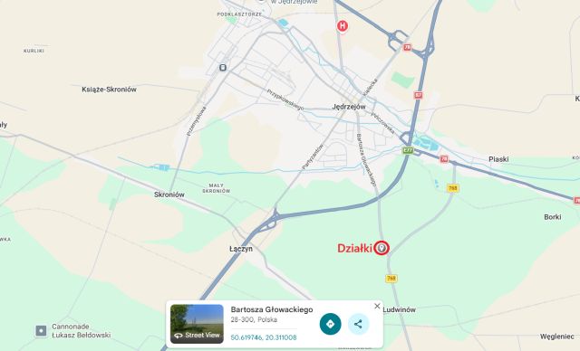 Działka budowlana Jędrzejów, ul. Bartosza Głowackiego. Zdjęcie 4