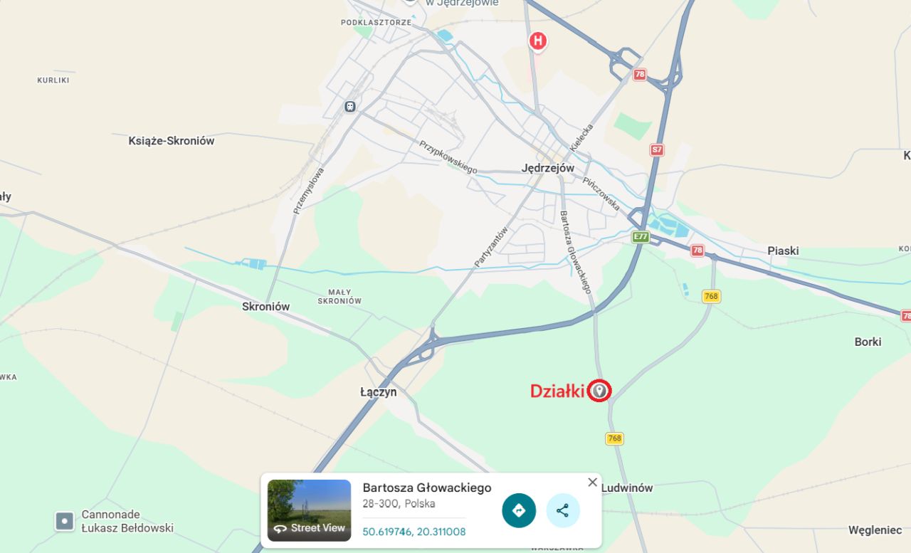 Działka budowlana Jędrzejów, ul. Bartosza Głowackiego. Zdjęcie 4