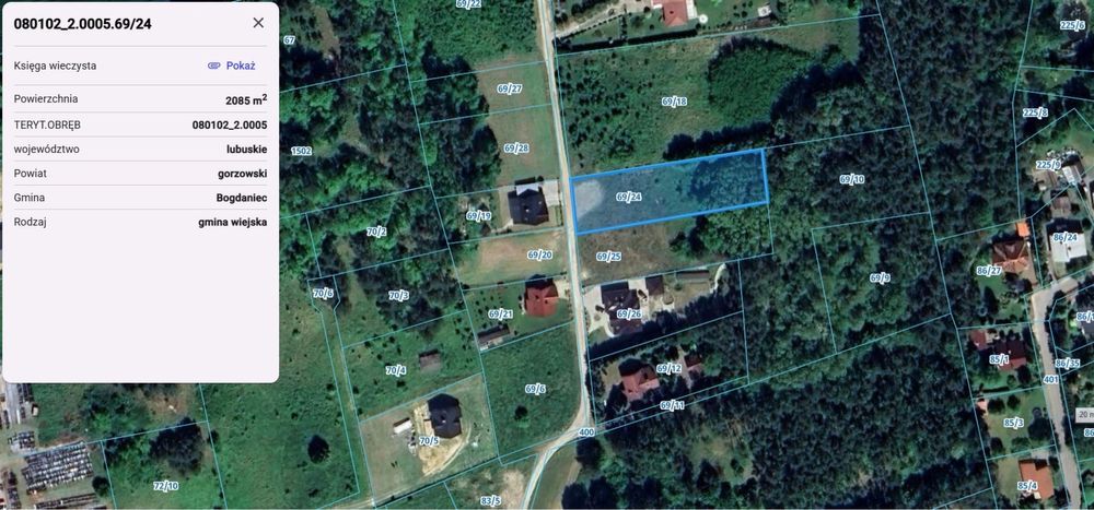 Działka budowlana Jenin, ul. Zielona Dolina. Zdjęcie 4