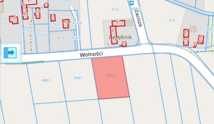 Działka budowlana Skoroszyce