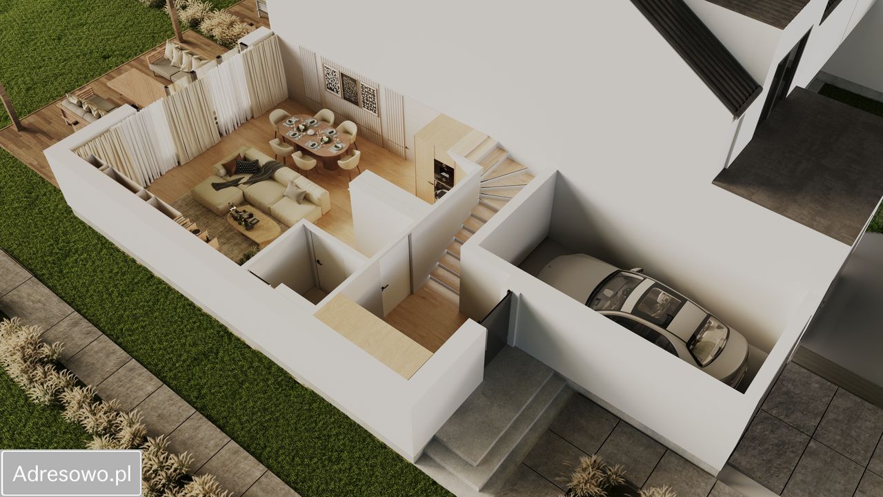 bliźniak, 4 pokoje Kalisz Chmielnik, ul. Platanowa. Zdjęcie 3