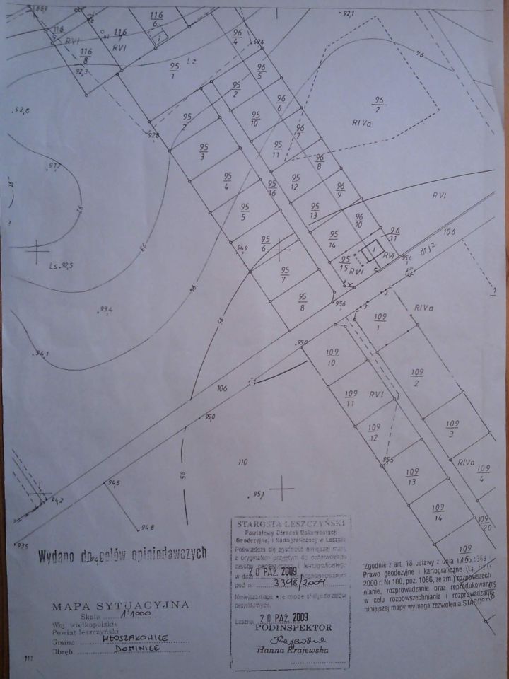 Działka rekreacyjna Dominice, ul. Dębowa. Zdjęcie 8