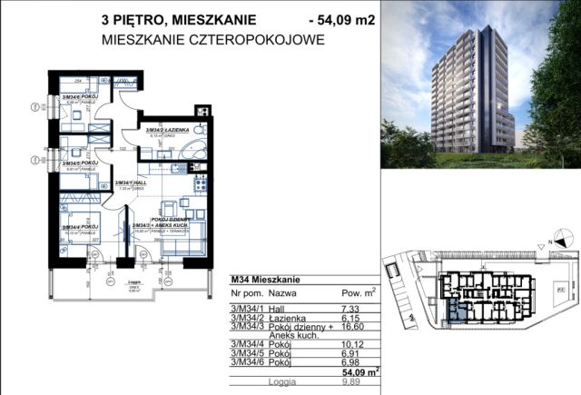 Mieszkanie 4-pokojowe Rzeszów, ul. bł. Karoliny. Zdjęcie 13