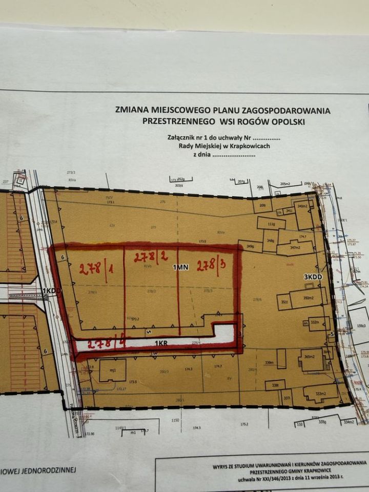 Działka budowlana Rogów Opolski. Zdjęcie 2