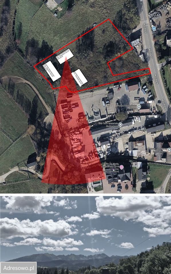 Działka inwestycyjna Zakopane Wojdyły, ul. Wojdyły. Zdjęcie 3