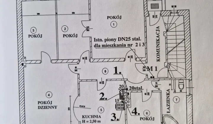 Mieszkanie 5-pokojowe Choszczno, ul. Kościuszki