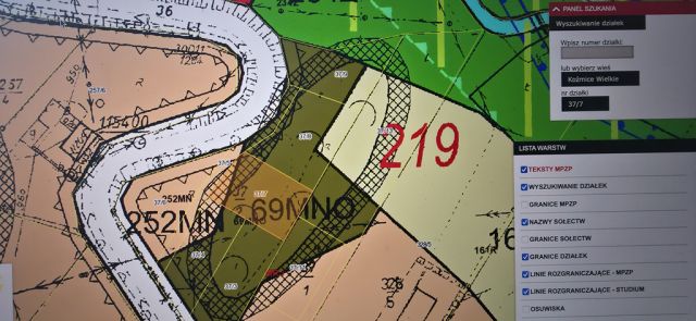 Działka budowlana Koźmice Wielkie. Zdjęcie 9