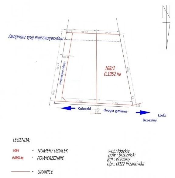 Działka budowlana Gaj. Zdjęcie 2