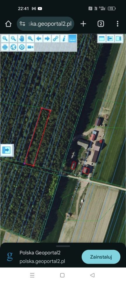 Działka leśna Karczów