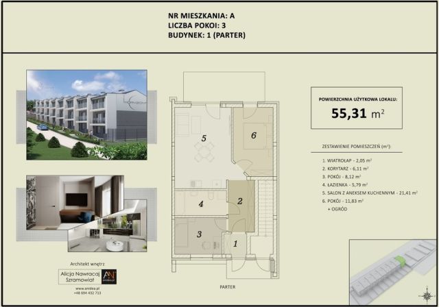 Mieszkanie 3-pokojowe Rzeszów, ul. Wichrowa. Zdjęcie 2