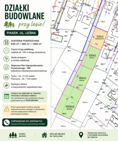 Działka budowlana Piasek, ul. Leśna. Zdjęcie 1