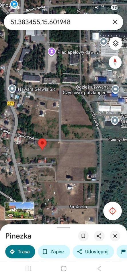 Działka budowlana Trzebień