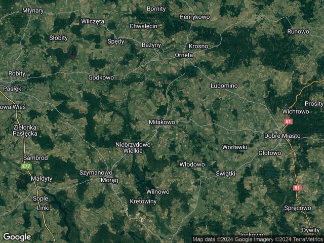 Działka inwestycyjna Miłakowo, ul. o. Władysława Włodyki. Zdjęcie 1