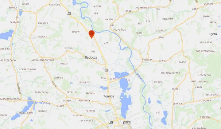 Działka budowlana Radocza