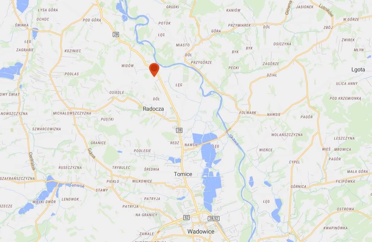 Działka budowlana Radocza