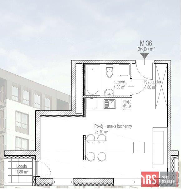 Mieszkanie 2-pokojowe Kraków Zabłocie, ul. Ślusarska. Zdjęcie 15